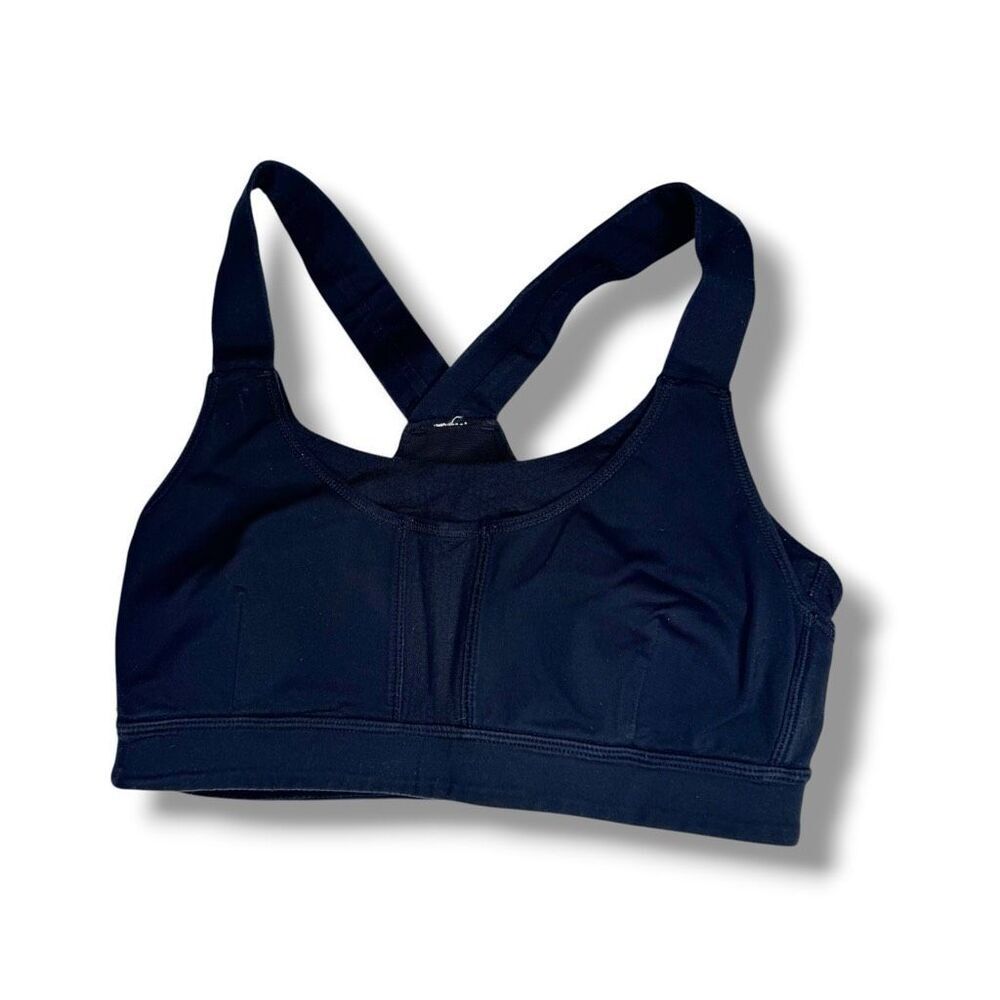 Lululemon Run: Stuff Your Bra Black Sports Bra Women’s Size 6 (Small) Stash It